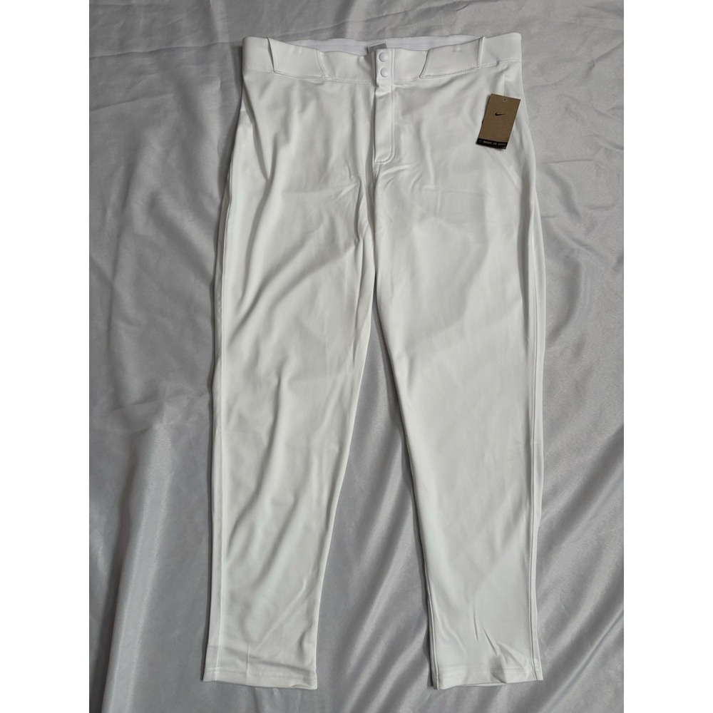 NEW Nike Vapor Select Pro Baseball Pants Men's XXLarge White Black FZ1369-100 - Picture 4 of 10
